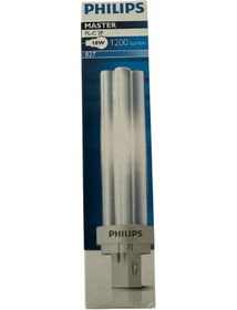 Resim Philips 18w 827 2 Pinli Plc Ampul Sarı 2700k 