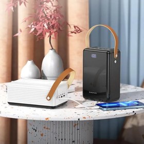 Resim Borofone Powerbank 80000mAh Dijital Ekranlı 3 USB-A Çıkışlı Harici Taşınabilir Güç Bankası Dahili Fener Aydınlatma iPhone Uyumlu Powerbank Android Telefon Uyumlu BJ32 