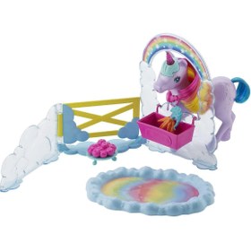 Resim Barbie Dreamtopia Bebek ve Tek Boynuzlu At GTG01 