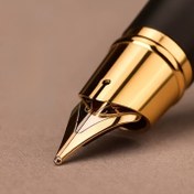 Resim Premium Metal Dolma Kalem, 0.5mm İnce Uç, Çıtçıtlı Kapak - İş ve Kişisel İmza için İdeal, 3.4mm Mürekkep Şişeleri ile Uyumlu 