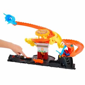 Resim Hot Wheels Pizza Dükkanında Kobra Macerası Oyun Seti HTN81 