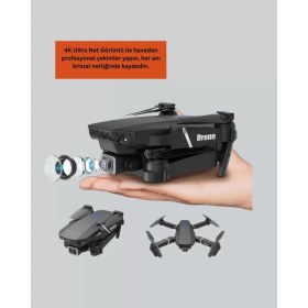 Resim Uzaktan Kumandalı Katlanabilir Drone Yörünge Uçuşu ve Eve Dönüş Özellikli Midastech 