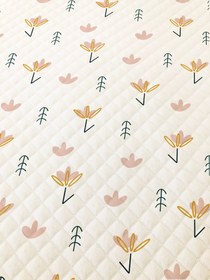 Resim Evmila Minik Çiçekler Desenli Pike - 160 x 230 Cm Pike + 50 x 70 Cm Yastık Kılıfı 