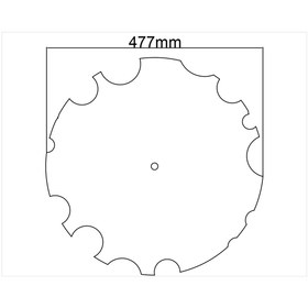 Resim MOTİFPİYER Motifpiyer Lamba Tavan Göbeği 49-46 Cm Çap-3 Adet 