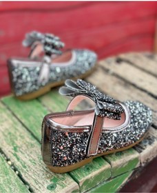 Resim Surpie Shoes Bantlı Pul Detaylı Ortopedik Babet, Kız Çocuk Babet 
