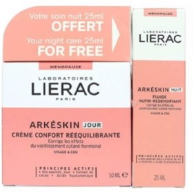 Resim Lierac Paris Arkéskin Konfor Dengeleyici Gündüz Kremi 50 ml + Besleyici Yeniden Yoğunlaştırıcı Gece Sıvısı 25 ml 