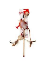 Resim Natura PTC-038 40 CM Üç Uçlu Doğal Kedi Oltası 