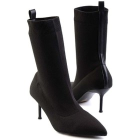 Resim Siyah Kadın Bot & Bootie K02209033082 Siyah 