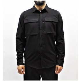 Resim Siyah Flex Tactical Outdoor Taktik Gömlek Siyah 