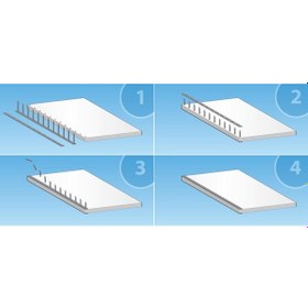 Resim Office Force 12 Tırnak 25 mm Beyaz Perçin 100 Adet 