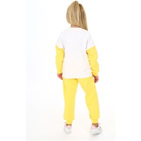 Resim Toontoy Kids Toontoy Kız Çocuk Baskılı Eşofman Takım Koyu Sarı 