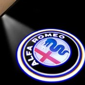 Resim Xiyu Shop No.1 Boyutu 2 Adet Yeni Moda Led Araba Kapısı Karşılama Işığı Logo Projektör Alfa Romeo Giulia Giulietta Mito Stelvio Brera Için (Yurt Dışından) 