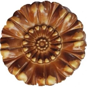 Resim Deco Market Decogold Kahve Eskitme Saray Tavan Papatya Motif 9 cm 