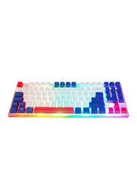 Resim Acer Emachines Eak216 Rainbow Aydınlatmalı Tkl Oyuncu Klavyesi - Beyaz Mavi Kırmızı Q Standart 