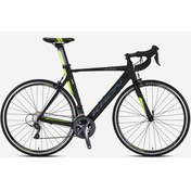 Resim Kron Rc 2000 28" Jant Yol Bisikleti 56' Kadro 16 Vites Kaliper Fren Mat Siyah Neon Sarı 