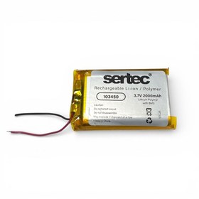 Resim Sertec 103450 3.7V 2000mAh Li-Polymer Pil 