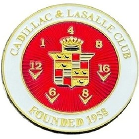 Resim Etiketçilere Özel Armalar Cadillac Lasalle Gold Modeli Yapışkanlı 