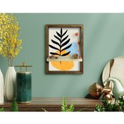 Resim Bk Home Doğal Masif Ahşap Çerçeveli Tablo Duvar Rafı-45 (551053078) 