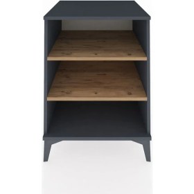 Resim Kronos Komodin 2 Raflı 60X59X80 Antrasit-Çam 