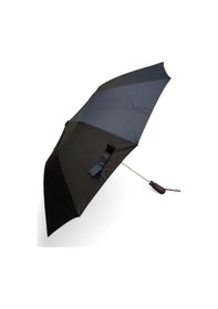 Resim Baginn 10 Telli Otomatik Açılır Ahşap Saplı Şemsiye 100 Cm Çap 45 Cm Kapalı Boyut Çelik Tel Manuel Kapanır Siyah 