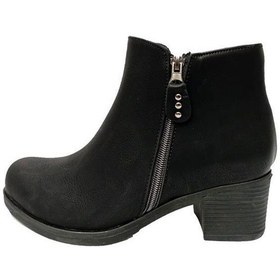 Resim Fix 6012 Yağlı Deri Trend Fashion Kadın Bot Siyah 