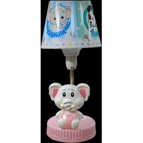 Resim Abajur Kuromi Fil Figürlü Çocuk Odası Aydınlatma 