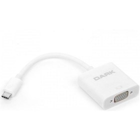 Resim Dark Dk-ac-u31xvga Usb 3.1 Type C To Vga Full Hd Dönüşütürücü Adaptör 
