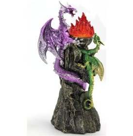 Resim Polyester Dragon Tasarımlı Led 