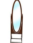 Resim Boy Aynası Ahşap Parlak Ceviz Lake Boya Natüre Klasik Mobilya Ahş Ahşap 