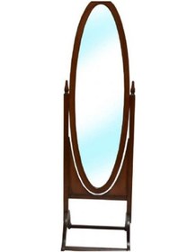 Resim Boy Aynası Ahşap Parlak Ceviz Lake Boya Natüre Klasik Mobilya Ahş Ahşap 