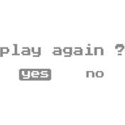Resim HMNL 30 X 9 Cm Play Again Yes No Oto Sticker Araba Cam Sticker Gri 