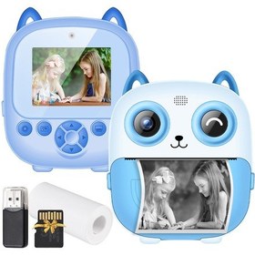 Resim Xindoker Anında Fotoğraf Basabilen Çocuklar İçin Renkli Dijital Kamera, 1080p Video Çekimi, Oyun Ve Müzik Özellikleri 