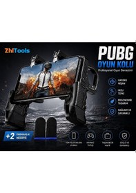 Resim Zhltools Telefon Oyun Pubg Tetik Aparatı Gamepad 