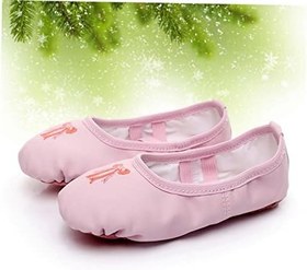 Resim SAFIGLE 1 Çift Çocuk Dans Ayakkabıları Bale Dans Ayakkabıları Taban Bale Ayakkabısı Çocuklar Için Bale Ayakkabıları Bale Terlik 