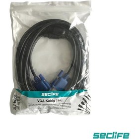 Resim Seclife SLV-VG05 VGA Kablo 5 M 