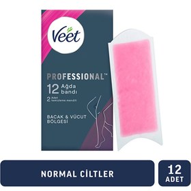 Resim Veet Profesyonel Ağda Bandı Normal Ciltler 12'li 