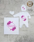 Resim yzc home size dair... Bt K0104 Isimli Kız Bebek Battaniye Tulum Şapka Eldiven Set 