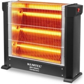 Resim Kumtel Çift Taraflı Isıtıcı 1800W Kolay Taşınabilir Ev ve Ofis Kullanımına Uygun Quartz 