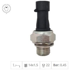 Resim YAĞ MÜŞÜRÜ SOKETLİ (0.45 BAR) (M14 X 1.5) FIAT-CITROEN-PEUGEOT 