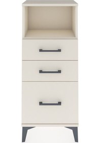 Resim Arges Komodin Tek Raflı 3 Çekmeceli 44x30x106 Aytaşı-aytaşı Aytaşı 