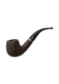 Resim Peterson Dublin Filter Rusticated 68 9mm. Filtreli Vulcanite Saplı Pipo 205099 