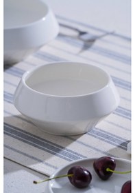 Resim Acar Rumi Yuvarlak Kase - 14 Cm Beyaz 