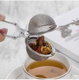 Resim Bitki Çayı Demleme Süzgeci Gri 