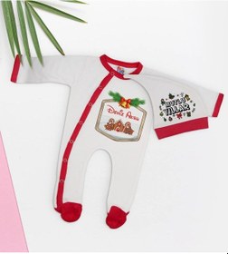 Resim Bk Kids Bk Gift Kişiye Özel Yılbaşı Temalı Tulum Zıbın Ve Kukuletalı Şapka Seti-10 Çok Renkli 