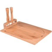 Resim Bambum Lebder 4 Parça Peynir Servis Seti 