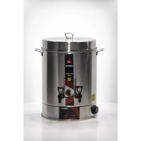 Resim Sepetopia Armağan 250 Bardak Çay Otomatı Elektrikli Semaver Çay Makinesi Çift Musluk 2500W (5517) 