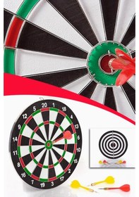 Resim Oyuncak Çift Taraflı Dart Seti Iğneli 30 Cm 
