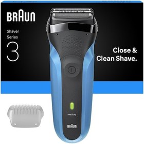 Resim Braun Series 3 Elektrikli Tıraş Makinesi, Islak Ve Kuru, 310s 1 Saat 