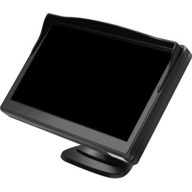 Resim 5 Inç LCD Araba Dikiz Monitör Ekran Park Dikiz Yedekleme Kamera Dash Standı + Vantuz (Yurt Dışından) 