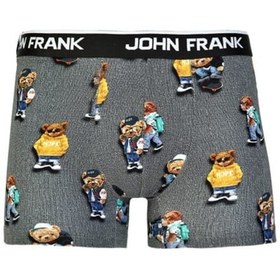 Resim John Frank Cool Teddy Dijital Baskılı Erkek Boxer JFBD325-COOL TEDDY (JFBD325-COOL TEDDY) 